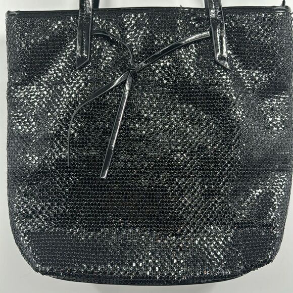 Sondra Roberts Black Tote Bag - Picture 2 of 7